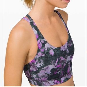 NWOT Lululemon Energy Bra Floral Shift Multi 4